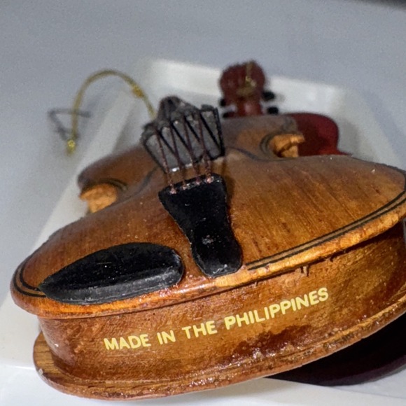 Christmas Ornament String Instruments, ~ VINTAGE Lot Of 3 - Picture 3 of 5